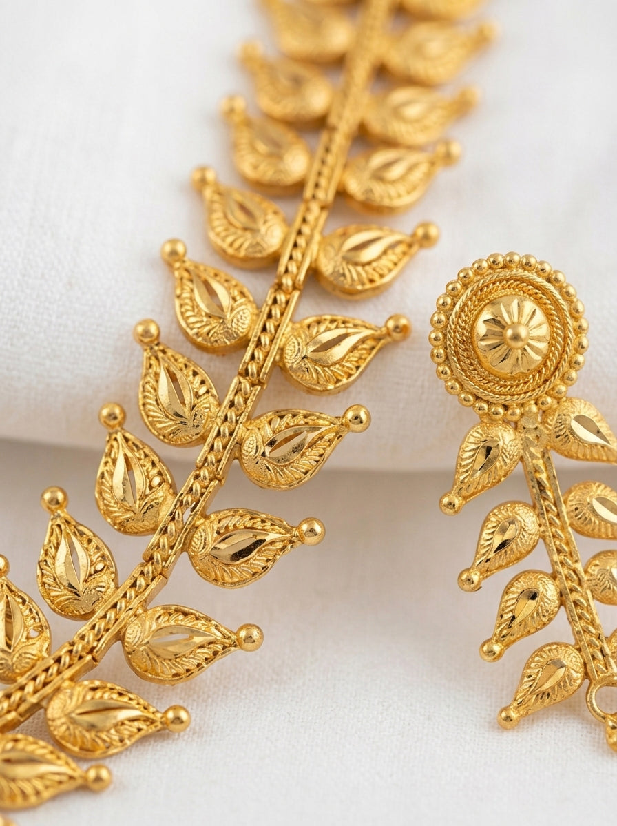 Heritage Sabeki Long Fuler Papri Necklace