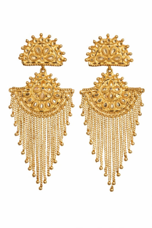 Heritage Sabeki Jhumur chain Earring